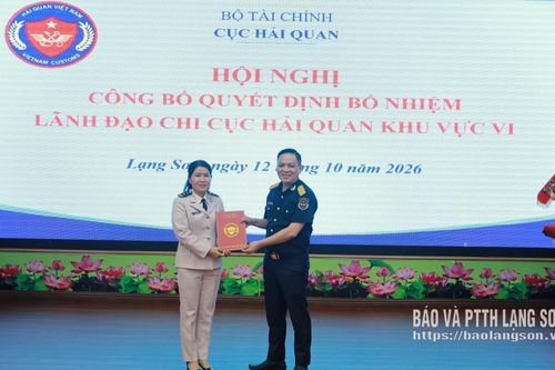 Công bố quyết định bổ nhiệm phó Chi cục trưởng Chi cục Hải quan khu vực VI