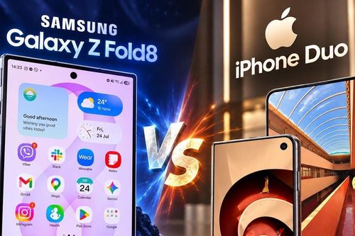 Galaxy Z Fold8 áp đảo iPhone Duo: Vì sao thiết kế máy gập của Apple bị chê thiếu đột phá?
