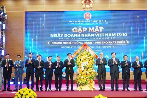 Phú Thọ gặp mặt gần 600 đại biểu nhân Ngày Doanh nhân Việt Nam 13/10