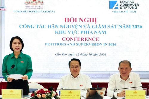 Hội nghị công tác dân nguyện và giám sát năm 2026 khu vực phía Nam