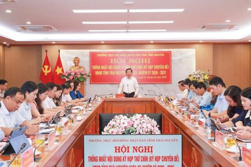 HĐND tỉnh Thái Nguyên sẽ tổ chức Kỳ họp thứ Chín vào ngày 14/10