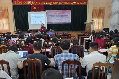 300 cán bộ cơ sở tham gia tập huấn về bình đẳng giới