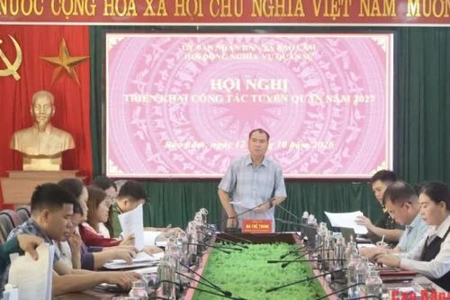 Xã Bảo Lâm triển khai công tác tuyển quân năm 2027