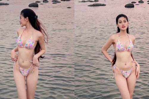Mỹ nhân Quảng Trị khoe dáng nóng bỏng với bikini, sở hữu làn da trắng trứ danh cùng nụ cười xinh như hoa