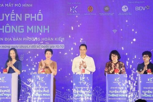 Ứng dụng công nghệ số trên trục 5 phố cổ Hà Nội