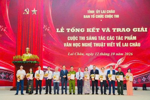 Lai Châu trao giải Cuộc thi sáng tác văn học nghệ thuật năm 2026