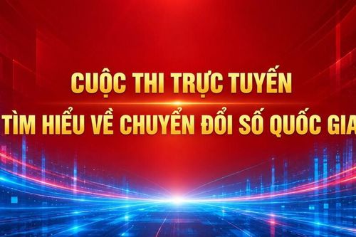 Từ 22/10, tổ chức thi trực tuyến tìm hiểu về chuyển đổi số quốc gia