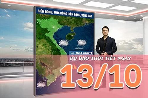 [Video] Dự báo thời tiết ngày 13/10/2026: Bắc Bộ trời nắng, mưa lớn tại Trung Bộ giảm dần