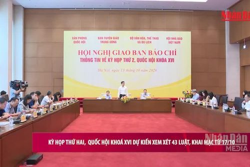 [Video] Kỳ họp thứ Hai, Quốc hội khóa XVI dự kiến xem xét 43 dự án luật, khai mạc từ 17/10