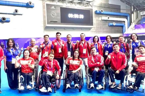 Đoàn Thể thao người khuyết tật Việt Nam bước vào buổi tập đầu tiên tại Nhật Bản