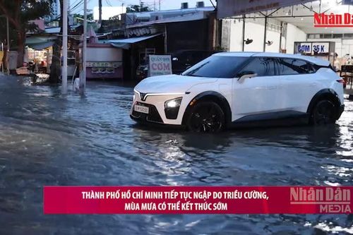[Video] Thành phố Hồ Chí Minh tiếp tục ngập do triều cường, mùa mưa có thể kết thúc sớm