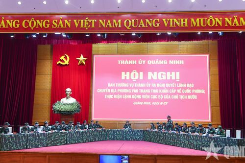 Quảng Ninh tổ chức diễn tập khu vực phòng thủ với quy mô lớn