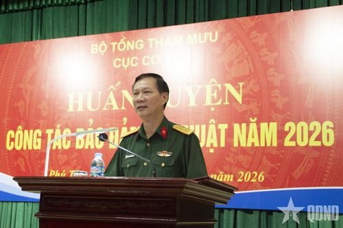 Cục Cơ yếu (Bộ Tổng Tham mưu) huấn luyện công tác bảo đảm kỹ thuật