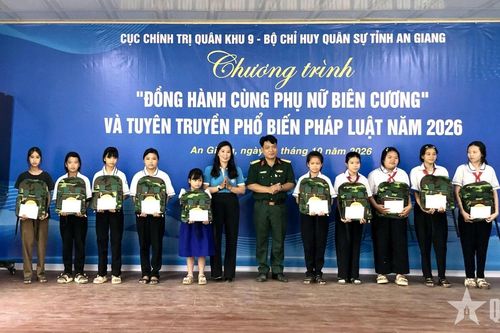 Quân khu 9: Đồng hành cùng phụ nữ biên cương tại An Giang