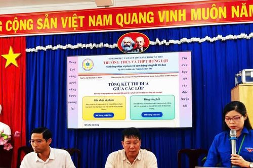 Chuyển đổi số ở trường học vùng quê: Đổi mới bắt đầu từ những việc hằng ngày