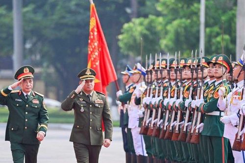 Đại tướng Phan Văn Giang chủ trì lễ chính thức Phó Thủ tướng, Bộ trưởng Quốc phòng Campuchia