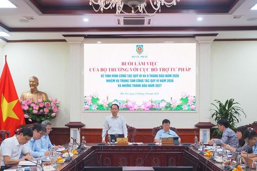 Đổi mới tư duy, nâng cao hiệu lực quản lý nhà nước trong lĩnh vực bổ trợ tư pháp