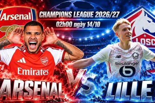 Nhận định Arsenal vs Lille, 02h00 ngày 14/10: Pháo thủ nối dài mạch thắng