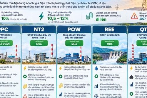 Nhu cầu điện tăng mạnh, những doanh nghiệp nào được đánh giá triển vọng?