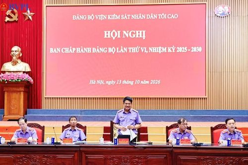 Hội nghị Ban Chấp hành Đảng bộ VKSND tối cao lần thứ VI, nhiệm kỳ 2025 - 2030