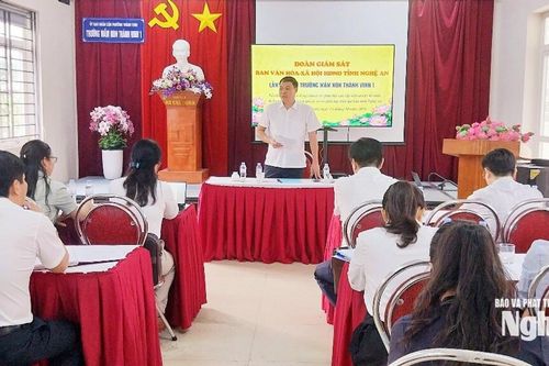Giám sát hoạt động các cơ sở giáo dục sau sắp xếp và việc tổ chức dịch vụ bán trú, nội trú tại phường Thành Vinh