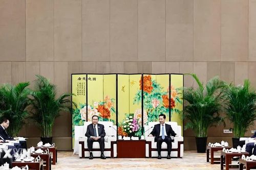 Chủ tịch Quốc hội Trần Thanh Mẫn tiếp Bí thư Tỉnh ủy tỉnh Thiểm Tây