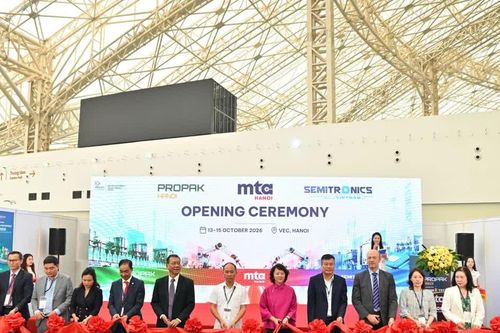 Khai mạc ba triển lãm quốc tế về cơ khí, bán dẫn và đóng gói