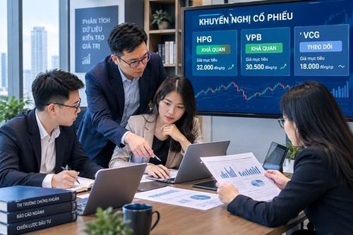 Chứng khoán khuyến nghị khả quan với HPG, VPB và theo dõi VCG