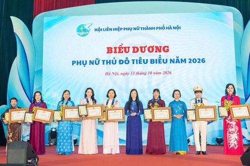 Hà Nội vinh danh 10 Phụ nữ Thủ đô tiêu biểu năm 2026