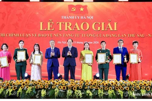 Hà Nội: 126 tác phẩm đoạt giải Cuộc thi chính luận bảo vệ nền tảng tư tưởng của Đảng