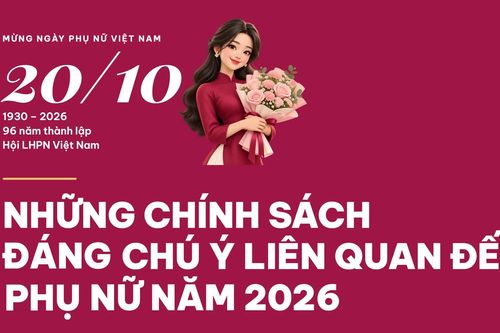 Những chính sách đáng chú ý liên quan đến phụ nữ năm 2026