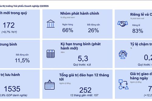 252 nghìn tỷ đồng trái phiếu đáo hạn trong một năm tới, rủi ro tái cấp vốn ở mức cao