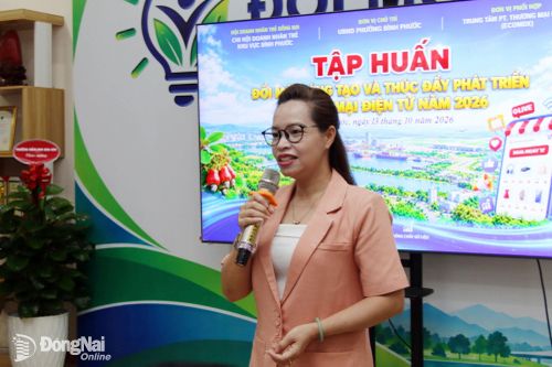 Tập huấn phát triển thương mại điện tử và ứng dụng AI cho doanh nghiệp, chủ thể OCOP