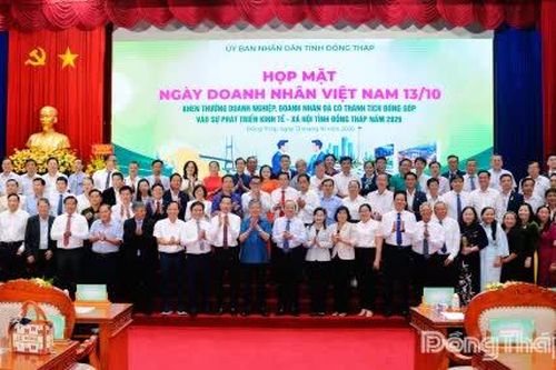Đồng Tháp: Ghi nhận, tôn vinh doanh nghiệp, doanh nhân tiêu biểu năm 2026