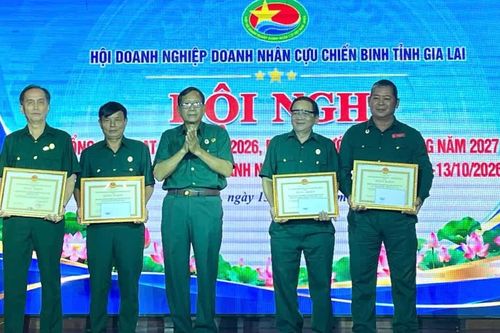 Hội Doanh nghiệp doanh nhân Cựu chiến binh tỉnh Gia Lai triển khai nhiệm vụ năm 2027