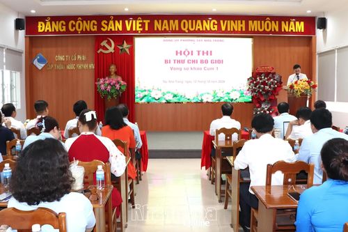 Đảng ủy phường Tây Nha Trang tổ chức Hội thi Bí thư chi bộ giỏi