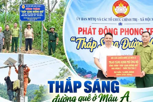 Thắp sáng đường quê ở Mậu A