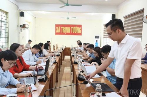 Đoàn kiểm tra của UBND tỉnh làm việc với xã Trịnh Tường về công tác tổ chức bộ máy, cán bộ