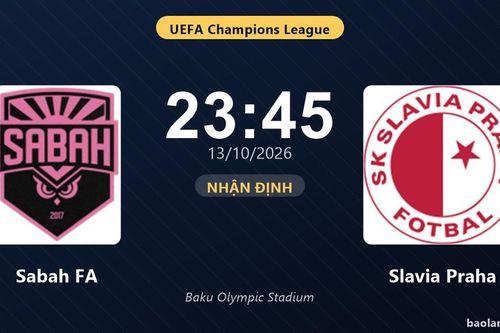 Nhận định Sabah FA vs Slavia Praha: Màn so tài của hai đội vào phom