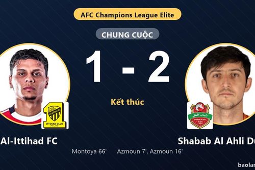 Cú đúp của Azmoun giúp Shabab Al Ahli Dubai hạ Al-Ittihad FC, vươn lên hạng 6