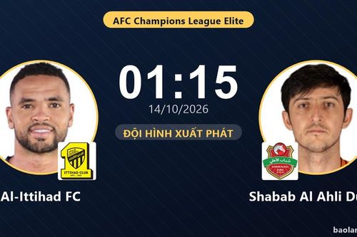 TRỰC TIẾPTrực tiếp Al-Ittihad FC vs Shabab Al Ahli Dubai: Trận đấu đang diễn ra