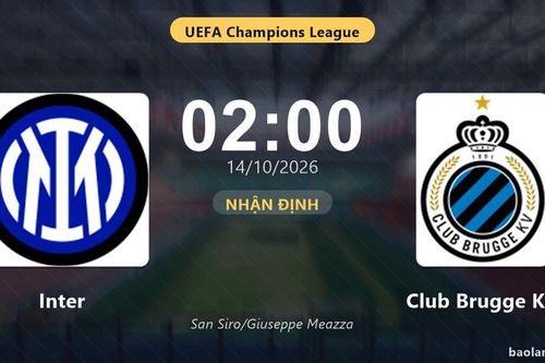 Nhận định Inter vs Club Brugge KV: Màn so tài của hai đội vào phom