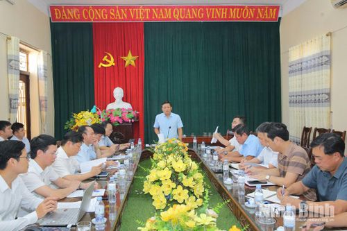 Kiểm điểm tiến độ giải phóng mặt bằng và giải ngân vốn đầu tư công Dự án xây dựng cầu Ninh Cường