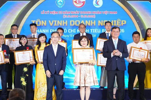 TP.HCM tôn vinh 100 doanh nghiệp, 96 doanh nhân tiêu biểu năm 2026
