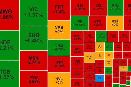 PNJ được khối ngoại mua ròng trở lại, NVB giảm sàn