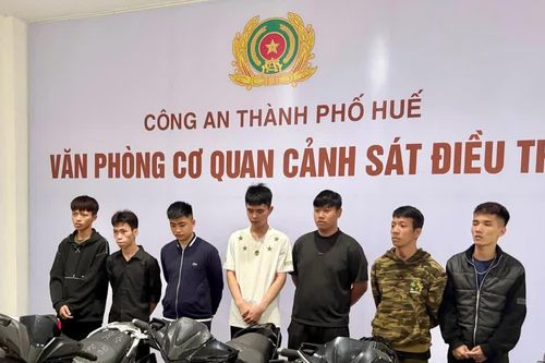 Công an TP Huế quyết tâm xử lý nghiêm thanh thiếu niên gây rối trên đường phố