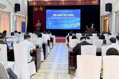 120 đại biểu tập huấn nâng cao năng lực phát triển hệ sinh thái đổi mới sáng tạo