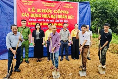 Nghệ An: Khởi công xây dựng, sửa chữa nhà ở cho hộ khó khăn và bàn giao nhà Đại đoàn kết