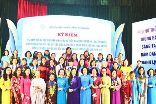 Hà Nội biểu dương 10 phụ nữ Thủ đô tiêu biểu năm 2026