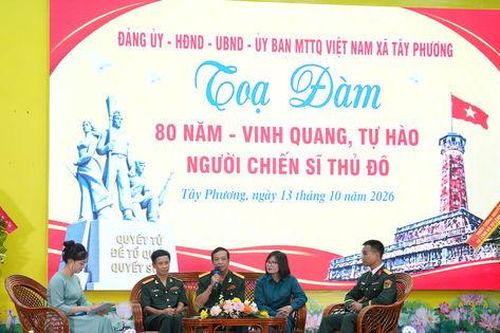 Xã Tây Phương kỷ niệm 80 năm truyền thống lực lượng vũ trang Thủ đô